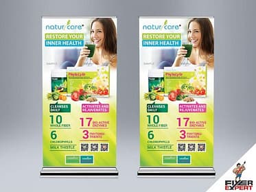 Roll Up banner for Health Care Business