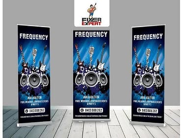 Roll Up banner for Musical Event