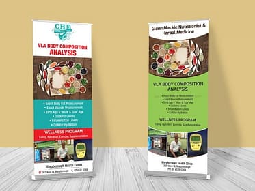 Roll Up banner for a Medical Center
