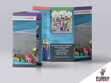 Tri-fold brochure for Educational Institute