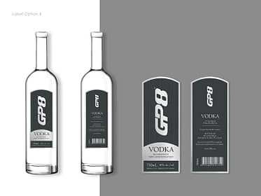 Gin label design (1)